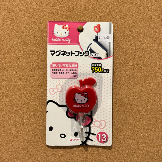 HELLO KITTY [Vintage, 2008] Apple-Shaped Magnetic Hook