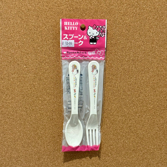 HELLO KITTY [Vintage, 2015] Spoon & Fork Set